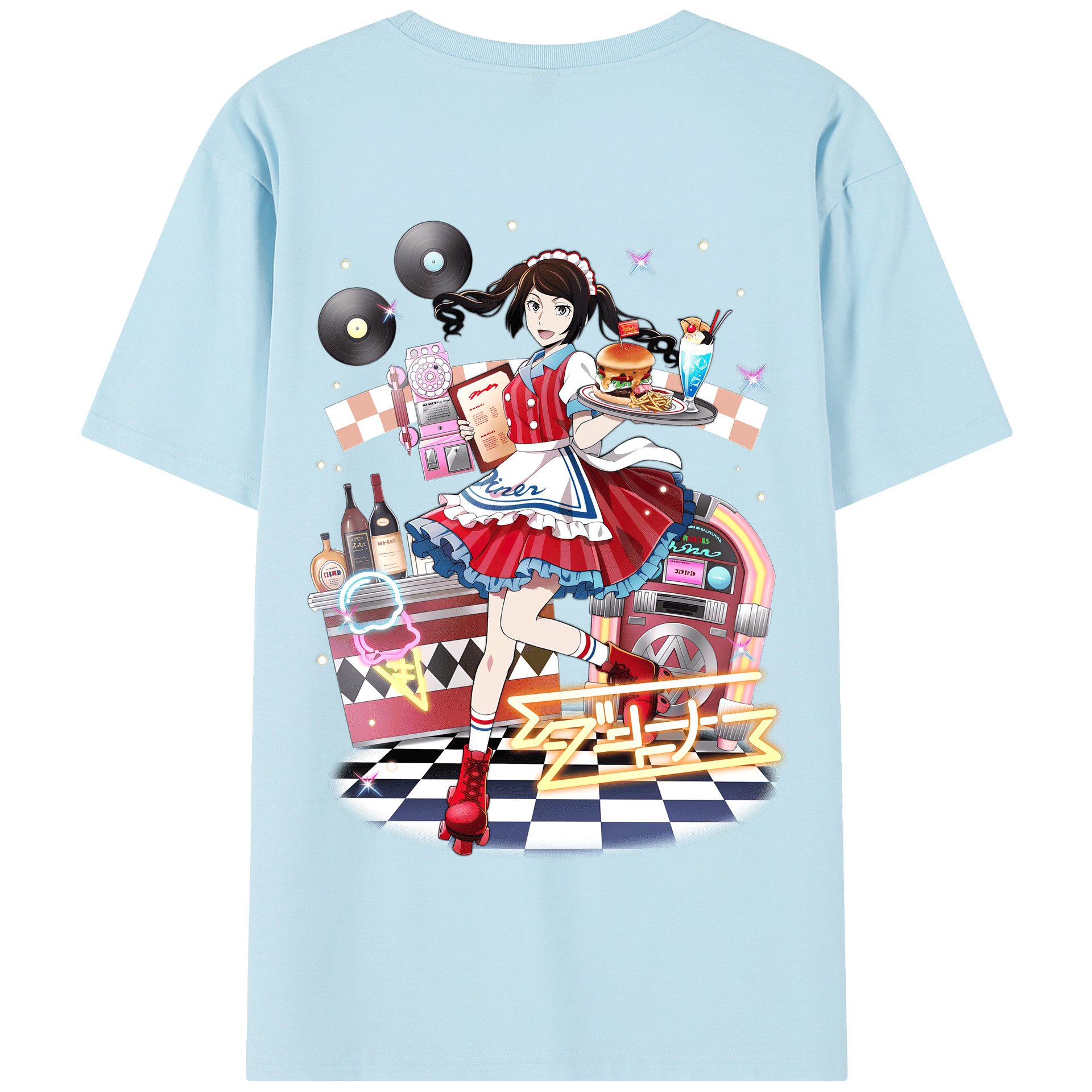 （画像用） 文豪ストレイドッグス Bungo Stray Dogs 綿100％半袖Tシャツ（背面プリント）